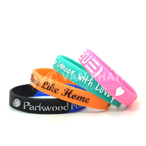 EMBOSSED 1 COLOR PRINTED WRISTBAND